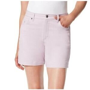 Gloria Vanderbilt Amanda Short Lavender Kiss Size 16 Short Length High Rise NWT